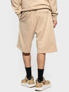 Embroidered EKD Sweat Shorts Beige - BURBERRY - BALAAN 5