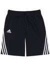 3 Stripe Knit Shorts Shorts AD E Black - ADIDAS - BALAAN 1