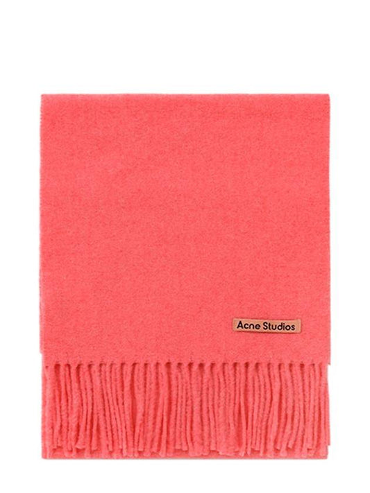 Wool Fringe Muffler Pink - ACNE STUDIOS - BALAAN 2