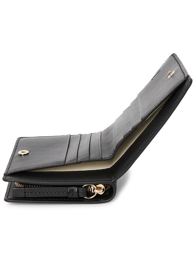 Sense Soft Leather Half Wallet Black - CHLOE - BALAAN 7