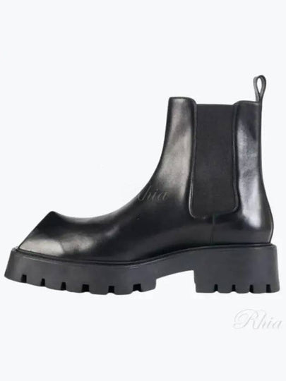 Rhino Leather Ankle Boots Black - BALENCIAGA - BALAAN 2