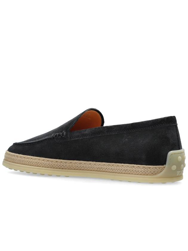 Tod’s Suede Shoes Type Loafers, Women's, Navy Blue - TOD'S - BALAAN 5