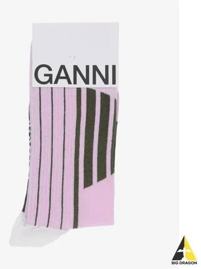 Sporty Socks Light Lilac - GANNI - BALAAN 2