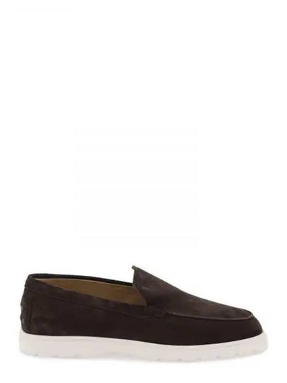 Casual Suede Slipper Loafers Brown - TOD'S - BALAAN 2