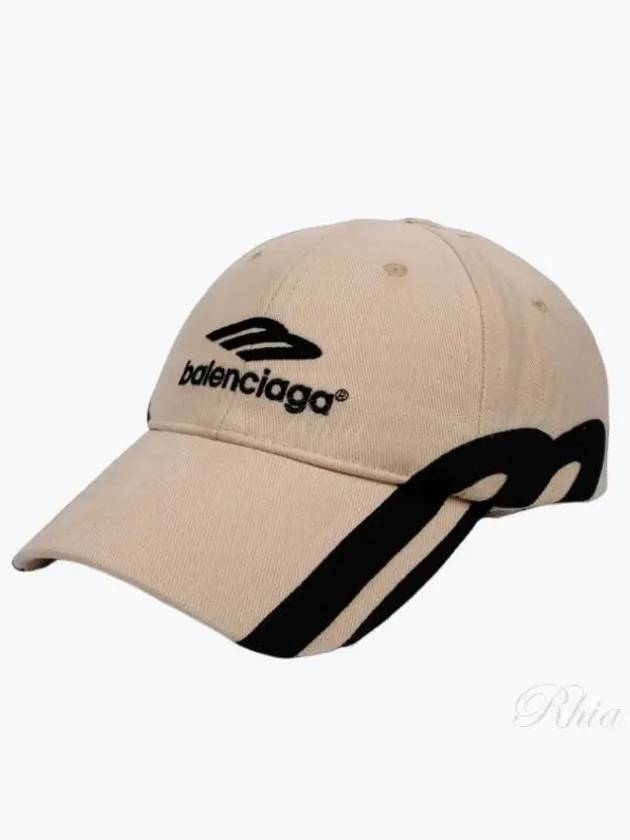 3B Sports Icon Ball Cap Light Beige - BALENCIAGA - BALAAN 2