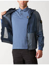 Nylon Metal Windbreaker Blue - STONE ISLAND - BALAAN 5