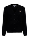 Baby Fox Patch Boxy Cardigan Black - MAISON KITSUNE - BALAAN 2