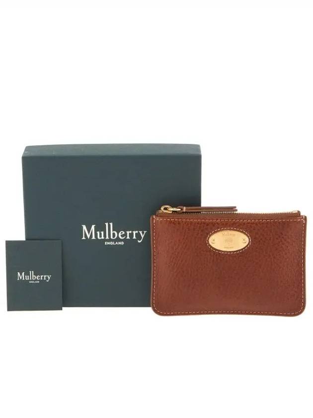 Plaque Small Zipper Coin Wallet Tan - MULBERRY - BALAAN 5