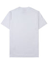 Logo Jacquard Cotton Short Sleeve T-Shirt White - EMPORIO ARMANI - BALAAN 3