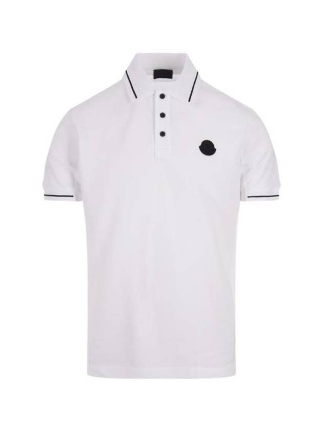 Polo T Shirt 8A00001 89A16 001 White - MONCLER - BALAAN 1