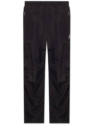 small logo printing track pants black - BALENCIAGA - BALAAN.