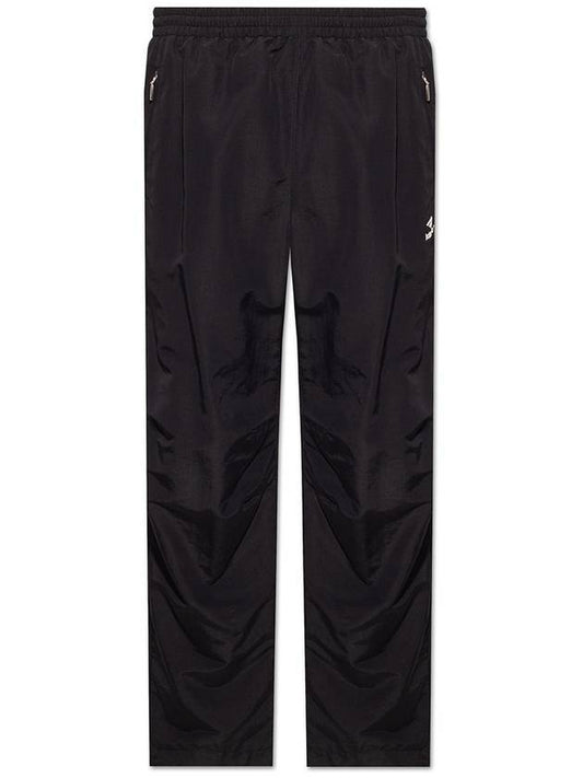 small logo printing track pants black - BALENCIAGA - BALAAN.