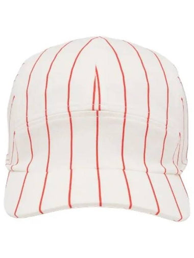 Panel ball cap off white red stripe - SUNNEI - BALAAN 1