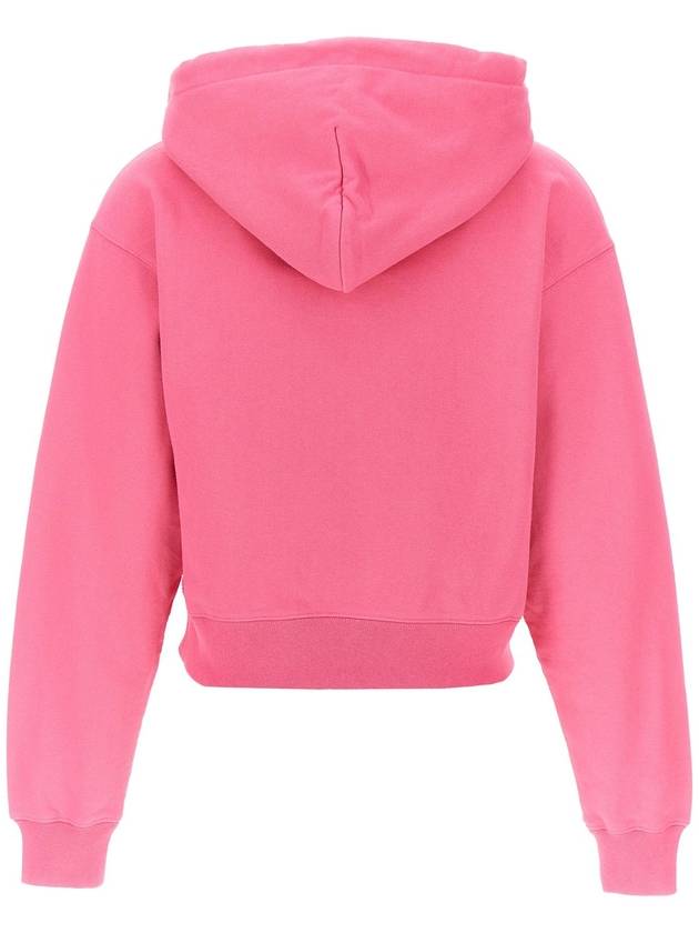 Le Sweatshirt Gros Grain Cotton Hoodie Pink - JACQUEMUS - BALAAN 4