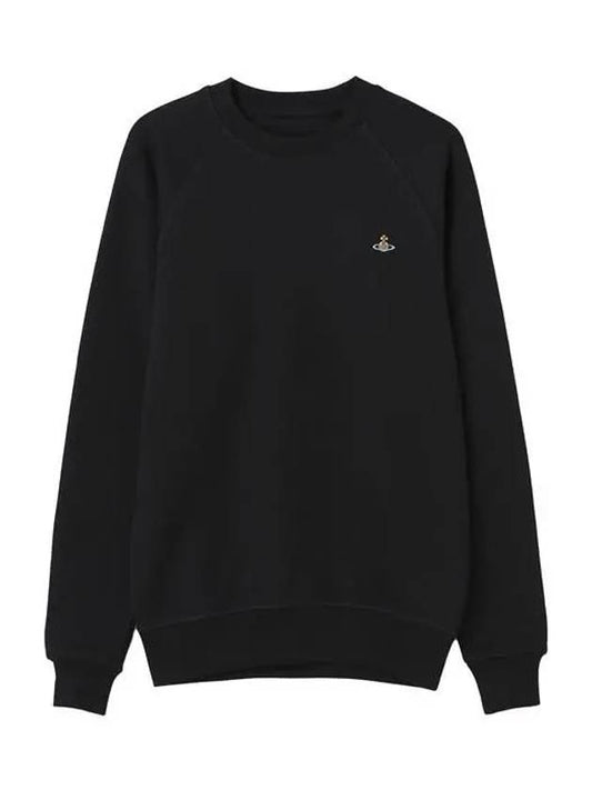 ORB Logo Crewneck Sweatshirt Black - VIVIENNE WESTWOOD - BALAAN.