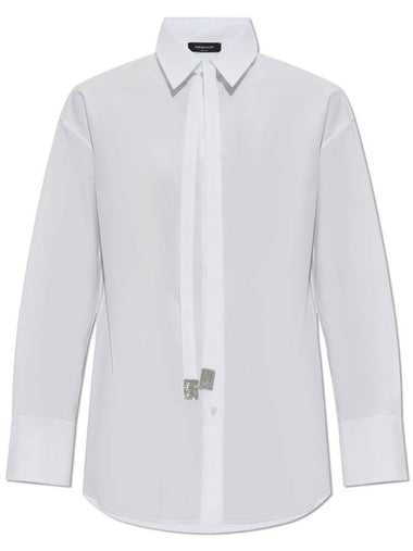 Fabiana Filippi Shirt With Ties, Women's, White - FABIANA FILIPPI - BALAAN 1