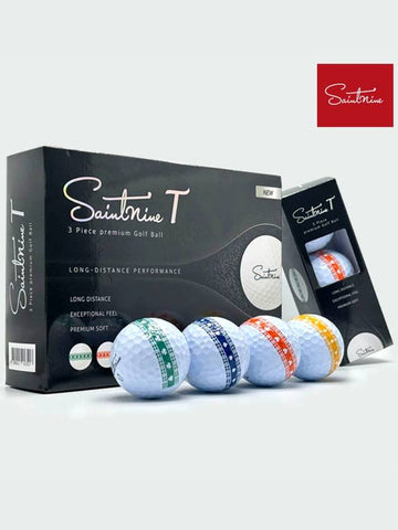 T 3 piece ultra high rebound putting line golf ball trial product - SAINTNINE - BALAAN 1