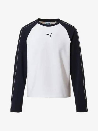 U T7 2K Knit Long Sleeve Tee NAVY - PUMA - BALAAN 1