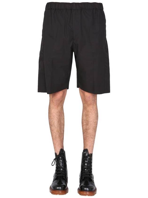 Men's Banding Bermuda Shorts Black - ALEXANDER MCQUEEN - BALAAN 2