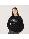 Brushed Options Standard Classic Paris Sweat Shirts BLACK - LE SOLEIL MATINEE - BALAAN 2