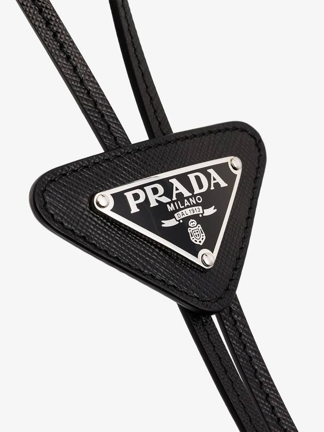 Boro Tie Necklace Black - PRADA - BALAAN 6