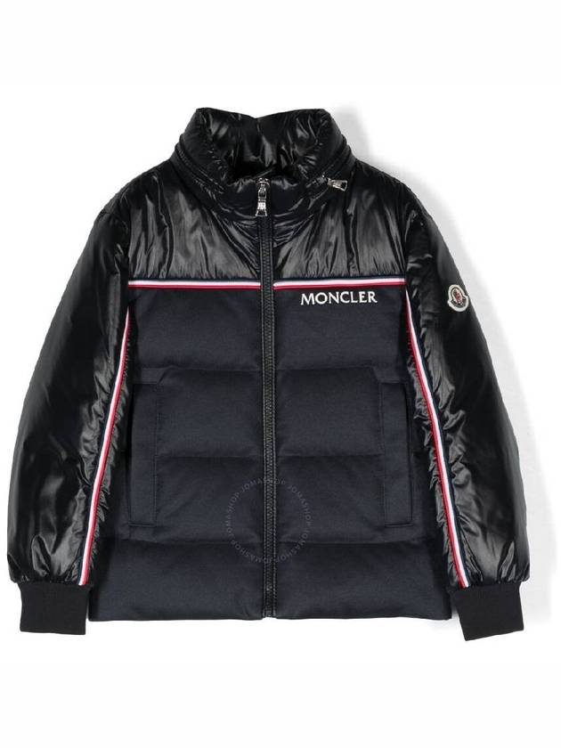 Moncler Boys Stripe Trim Logo Jacket, Size 6Y - MONCLER - BALAAN 1