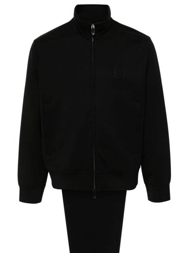 Normal waist plain sports tracksuit black - EMPORIO ARMANI - BALAAN 1