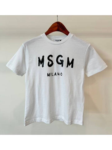 Kids T Shirt F4MSJUTH290 White 6 8 10A - MSGM - BALAAN 1