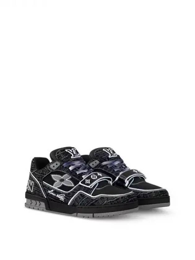 Trainer Low Top Sneakers Black - LOUIS VUITTON - BALAAN 2