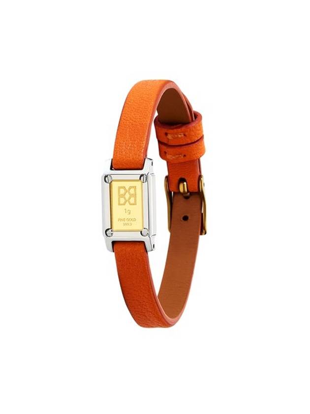 Gram Gold Bar Watch Bracelet Orange - BE/GINS - BALAAN 1