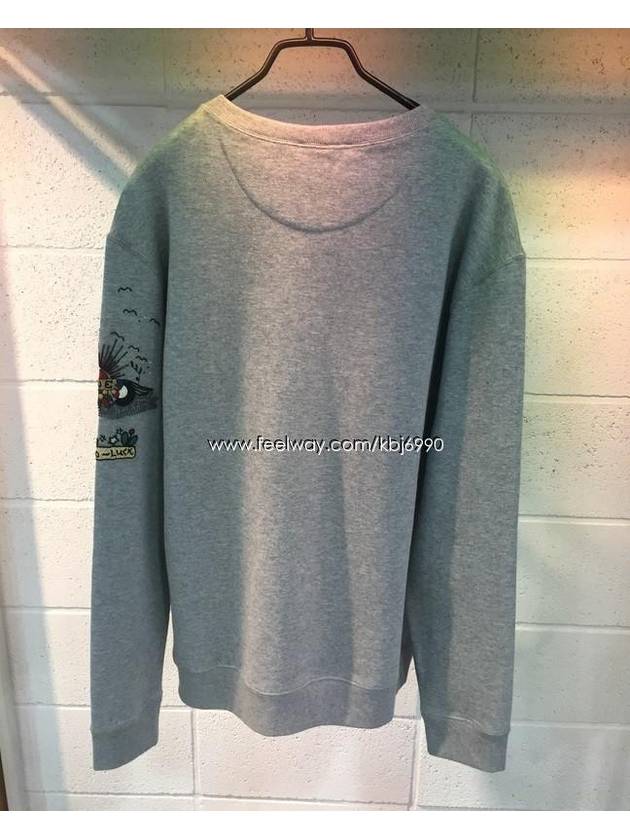 Men's Bijou Detail Sweatshirt NV3MF07F3TV - VALENTINO - BALAAN 6