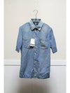 RAF by simons denim short sleeve shirt - RAF SIMONS - BALAAN 1