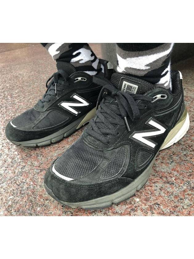 990v4 Low Top Sneakers Black - NEW BALANCE - BALAAN 7