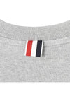 4 Bar Loopback Jersey Sweatshirt Light Grey - THOM BROWNE - BALAAN 6