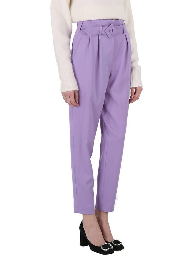 Women s Straight Pants Moschino Ladies Violet Leg Trousers Brand Size 36 US 2 - MOSCHINO - BALAAN 4