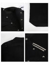 Felt Wool Alpaca Overshirt Jacket Black - RICK OWENS - BALAAN 6