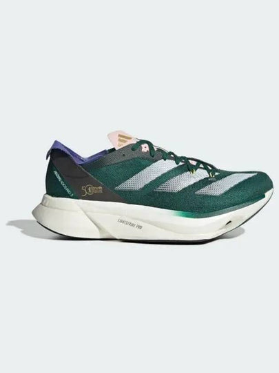 Adizero Adios Pro 3 Women s Running Collegiate Green Cloud White Sandy Pink Shoes Training JH9635 696999 - ADIDAS - BALAAN 1