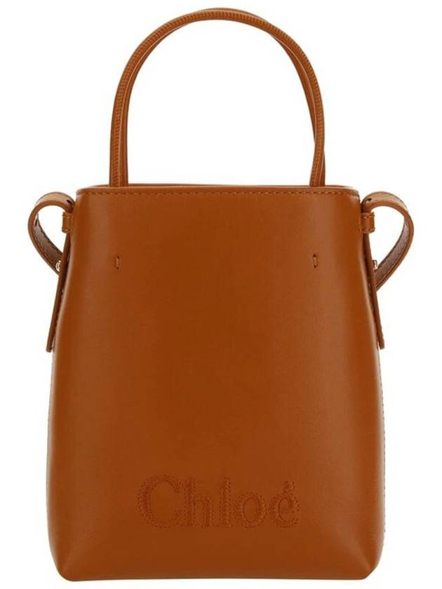 Sense Micro Calfskin Tote Bag Camel - CHLOE - BALAAN 2