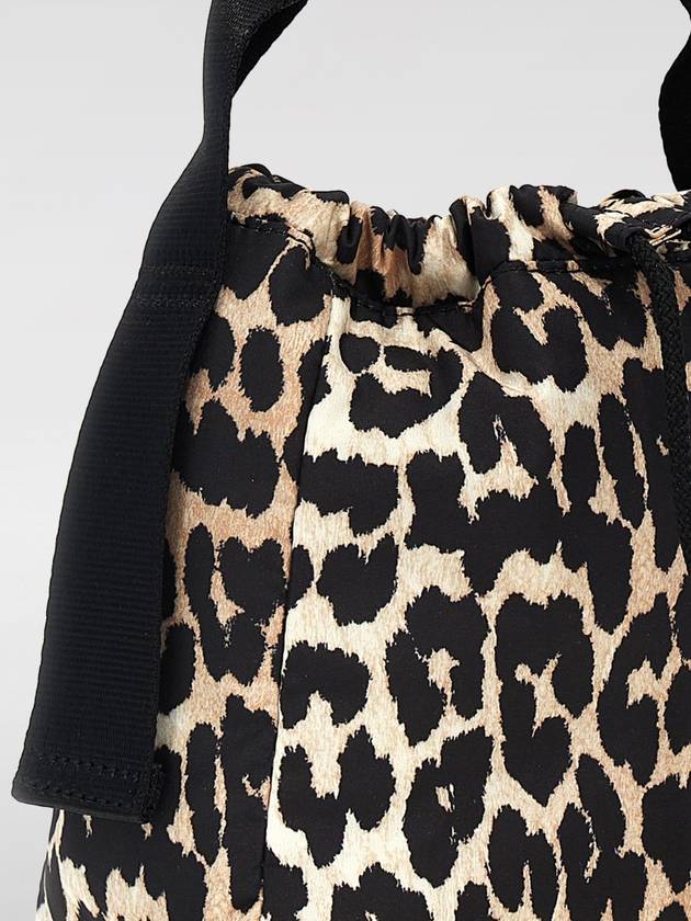 Tech Leopard Pouch Tote Bag - GANNI - BALAAN 5