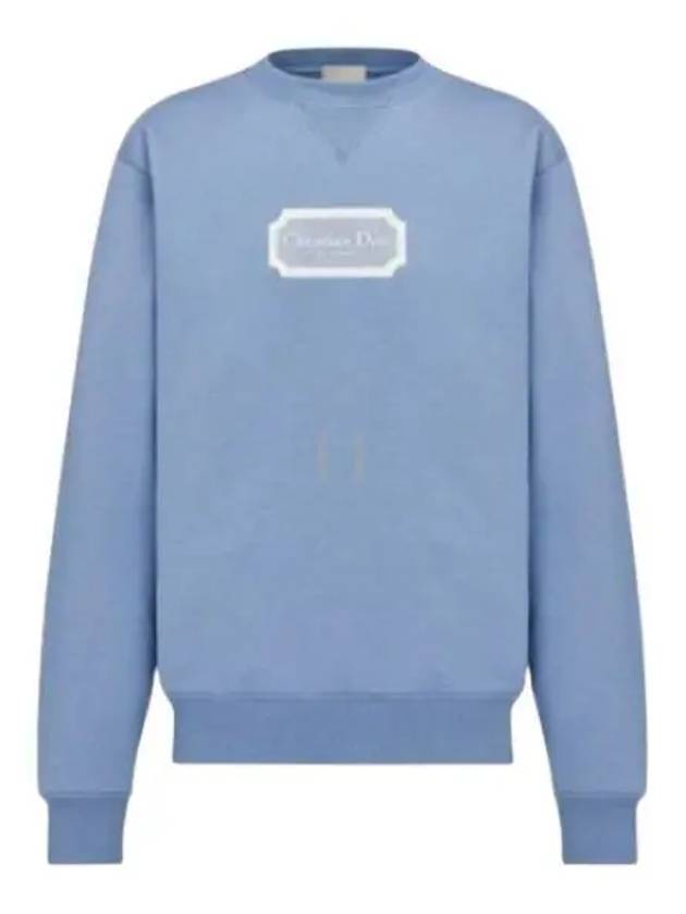 Logo Sweatshirt Blue - DIOR - BALAAN 2