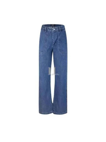 Seaside Denim Straight Jeans Stonewashed indigo - A.P.C. - BALAAN 2