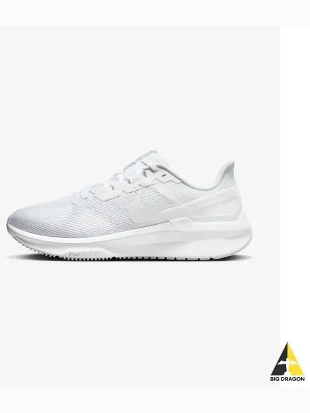 Zoom Structure 25 Low Top Sneakers White Pure Platinum - NIKE - BALAAN 2