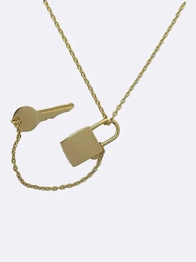 11032563 0004 pk 15233 18K Gold Lock and Key Necklace - TASAKI - BALAAN 4