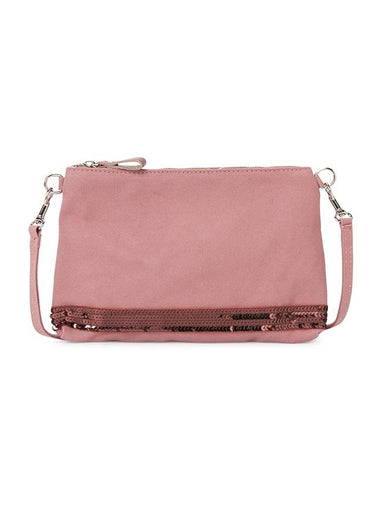 Women's Zipper Clutch Bag Indie Pink - VANESSA BRUNO - BALAAN 1