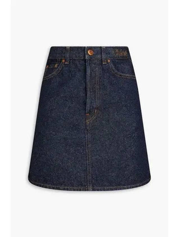 Mini Denim Skirt Iconic Navy CHC22ADJ5015748A 978408 - CHLOE - BALAAN 1