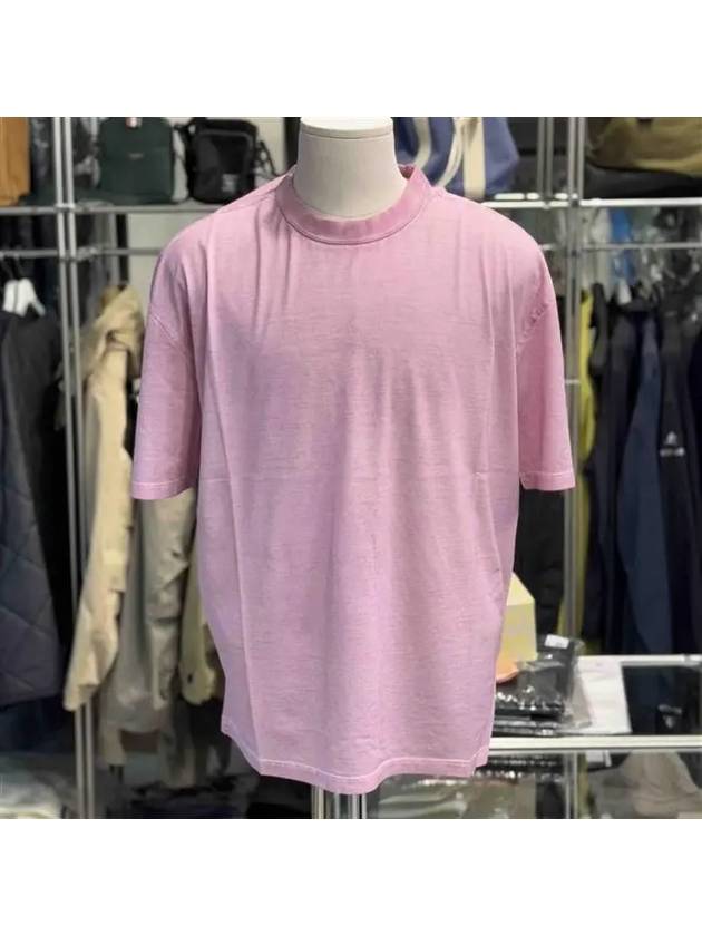 24SS overfit short sleeve tshirt washed pink - TEN C - BALAAN 3