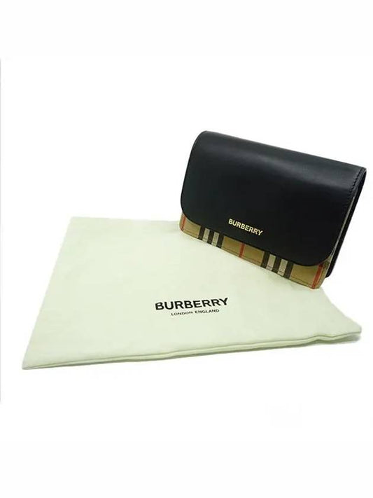 Black Novacheck Hampshire mini bag 80751961 - BURBERRY - BALAAN 2