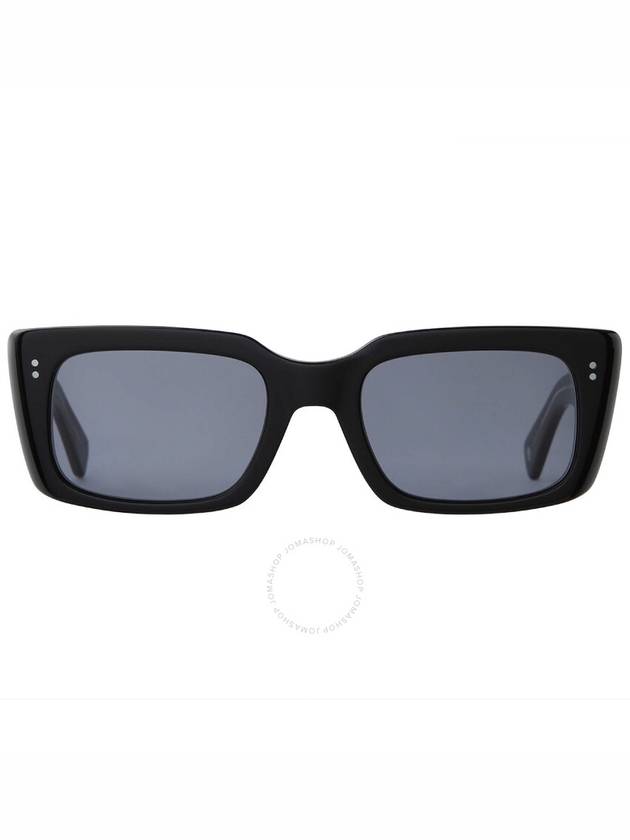 Garrett Leight GL 3030 SUN Semi-Flat Navy Rectangular Sunglasses 2126 BK/SFNVY 49 - GARRETT LEIGHT - BALAAN 1