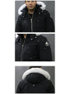 Men's Ballistic Bomber Jacket White Fox Fur Black - MOOSE KNUCKLES - BALAAN 9