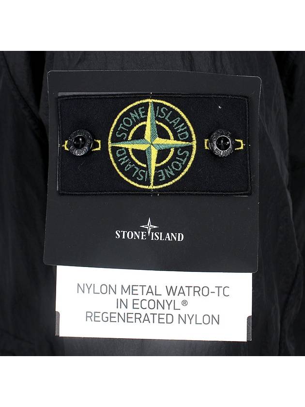 Nylon Metal Watro-TC Hooded Jacket Black - STONE ISLAND - BALAAN 7